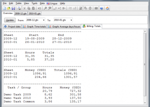 TimeSage Timesheets Pro Edition screenshot