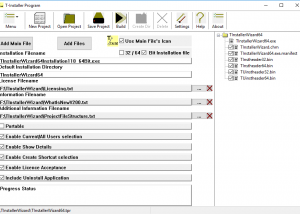 TInstaller Wizard screenshot