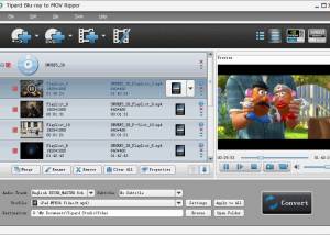 software - Tipard Blu-ray to MOV Ripper 7.2.8 screenshot