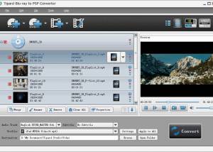 Tipard Blu-ray to PSP Converter screenshot