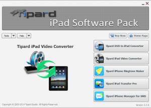 Tipard iPad Software Pack screenshot