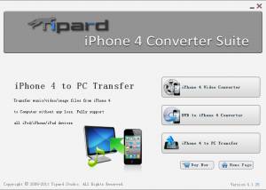 software - Tipard iPhone 4G Converter Suite 4.1.38 screenshot