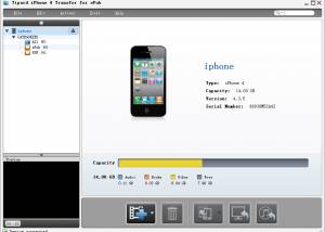 Tipard iPhone 4G Transfer for ePub screenshot