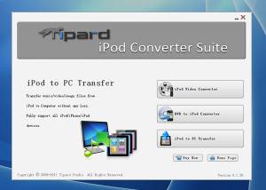 Tipard iPod Converter Suite screenshot