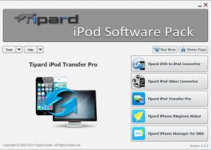 software - Tipard iPod Software Pack 6.5.8 screenshot