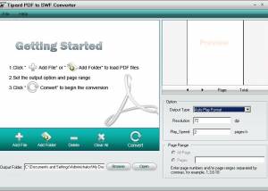Tipard PDF to SWF Converter screenshot