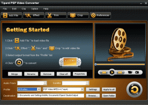 software - Tipard PSP Video Converter 6.1.16 screenshot