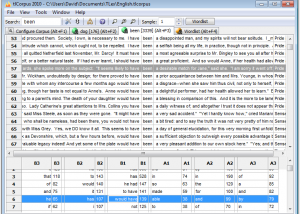 software - tlCorpus Concordance Software 8.1.0.1651 screenshot
