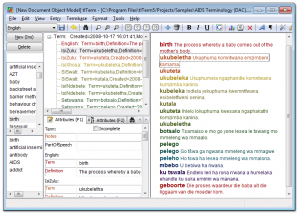 tlTerm Terminology Software screenshot