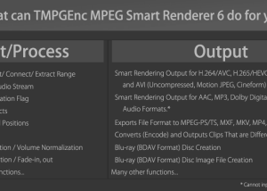 Full TMPGEnc MPEG Smart Renderer screenshot