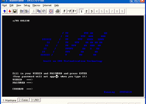 software - TN3270 Plus 3.7 screenshot