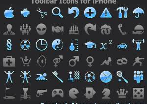 software - Toolbar Icons for iPhone 2013.1 screenshot