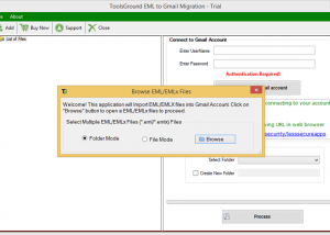 software - ToolsGround EML to Gmail Migration 1.0 screenshot