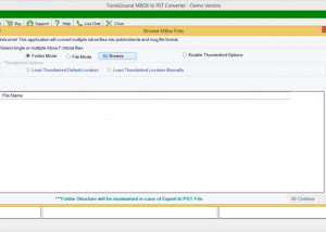 software - ToolsGround MBOX to PST Converter 1.0 screenshot