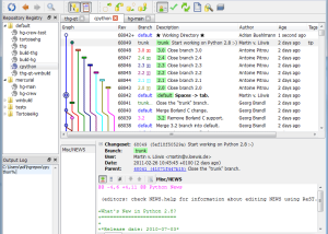 software - TortoiseHg x64 6.5.1 screenshot