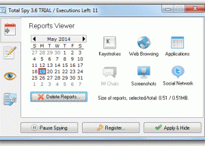software - Total Spy 3.6 screenshot