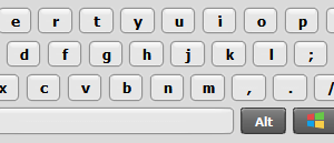 software - Touch Screen Keyboard 9.5 screenshot