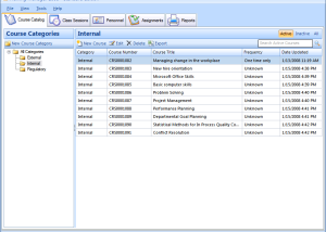 Training Manager Enterprise Edition screenshot