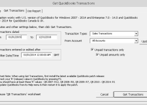 Transaction Copier for QBooks screenshot