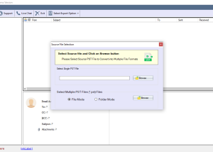 TrustVare PST to MSG Converter screenshot