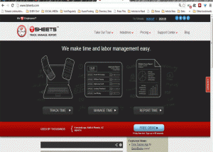 TSheets screenshot