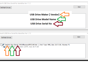 ttdsoft USB Drive identifier screenshot