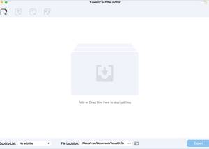 TunesKit Subtitle Editor for Windows screenshot
