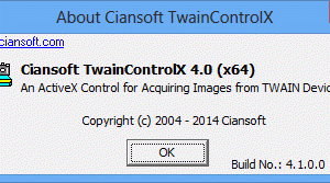 software - TwainControlX 4.1 screenshot