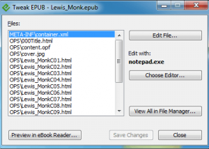 tweak_epub screenshot