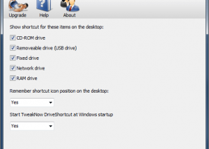 TweakNow DriveShortcut screenshot