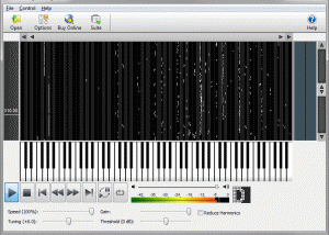 software - TwelveKeys Music Transcription Assistant 1.60 screenshot