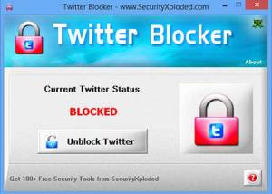 software - Twitter Blocker 4.0 screenshot