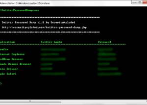 software - Twitter Password Dump 7.0 screenshot