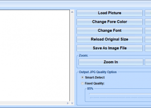 Type Text Into JPG File Software screenshot