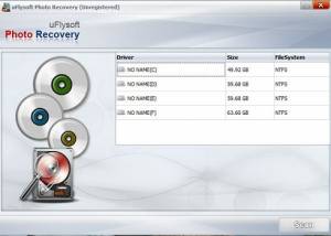 software - uFlysoft Photo Recovery 1.5.3 screenshot