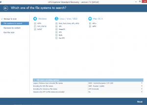 software - UFS Explorer Standard Recovery (Windows) 7.12 screenshot