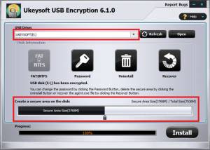 software - UkeySoft USB Encryption 6.2.0 screenshot