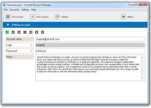 software - Ulinsoft Password Manager 1.0 screenshot