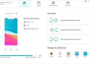 UltFone iOS Data Manager screenshot