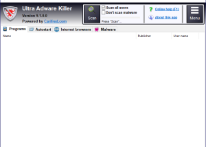 software - Ultra Adware Killer 10.9.4.0 screenshot