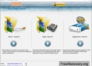 Unerase Removable Media screenshot