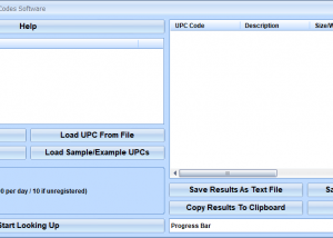 software - UPC Search and Lookup Multiple Codes Software 7.0 screenshot