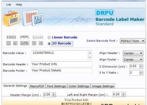 UPCE Bar Code Creator screenshot