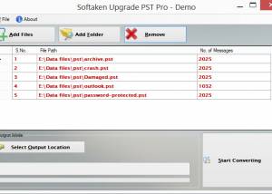 Upgrade PST Pro screenshot