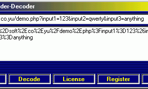 URL Encoder-Decoder screenshot