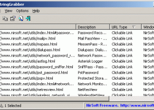 software - URLStringGrabber 1.11 screenshot