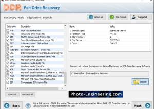 software - USB Data Recovery Software 5.3.5.5 screenshot