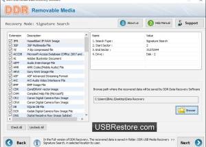 software - USB Drive Restore Software 9.0.2.6 screenshot