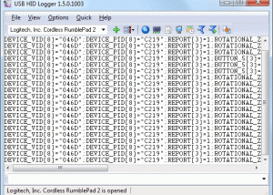 software - USB HID Logger 1.9.5 B807 screenshot