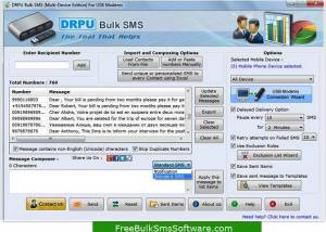 software - USB Modem Bulk SMS Gateway 9.0.1.2 screenshot